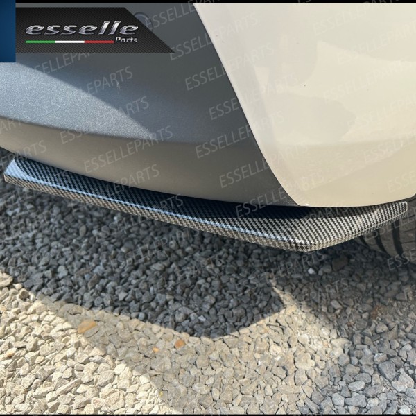 Lame spoiler sotto paraurti splitter posteriore carbon look sottoparaurti
