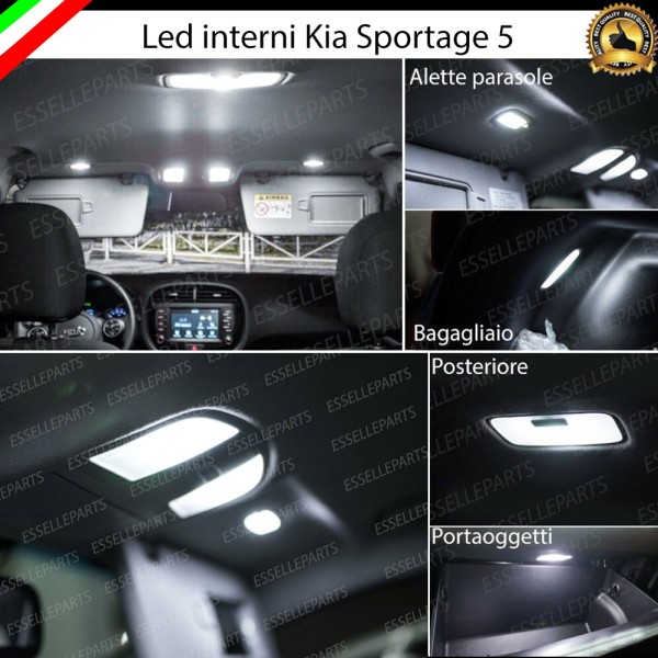 Kit led interni completo KIA SPORTAGE V canbus 6000K bianco ghiaccio