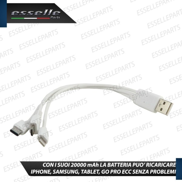 Avviatore portatile Ricaricabile di Emergenza Batteria Moto,motorini,scooter Sym