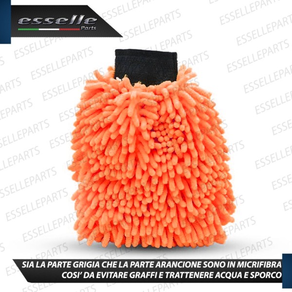 GUANTO IN MICROFIBRA PER LAVAGGIO CARROZZERIA FANALI SPECCHI ANTI GRAFFIO per Aprilia