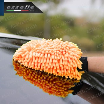 GUANTO IN MICROFIBRA PER LAVAGGIO CARROZZERIA FANALI SPECCHI ANTI GRAFFIO per Aprilia