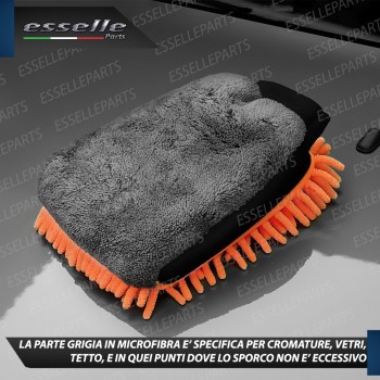 GUANTO IN MICROFIBRA PER LAVAGGIO CARROZZERIA FANALI SPECCHI ANTI GRAFFIO per Ducati