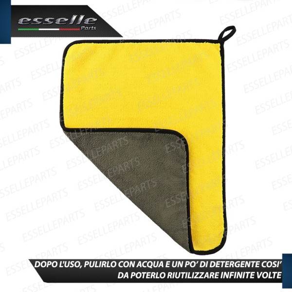 SET 2 PANNI IN MICROFIBRA ANTI ALONI ANTI GRAFFIO LAVAGGIO E ASCIUGATURA per Ducati