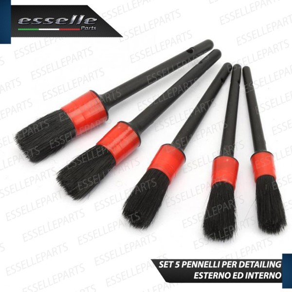 KIT 5 PENNELLI PER DETAILING INTERNO ED ESTERNO ANTI GRAFFIO per moto Ktm