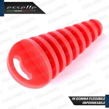 Tappo di Protezione a Cono - ROSSO - per Terminale di Scarico PIAGGIO