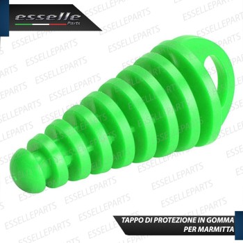 Tappo di Protezione a Cono - VERDE - per Terminale di Scarico KAWASAKI