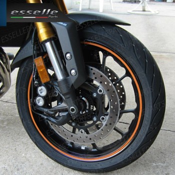Bordo arancione adesivo ruote rimblades profilo per Ducati