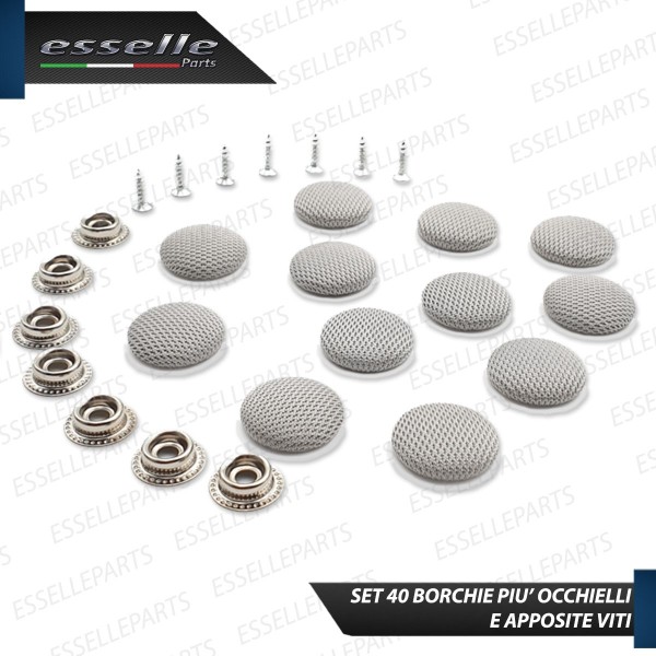 Kit 40 Borchie + Viti per Riparazione cielo scollato Sottotetto Ripara Tetto