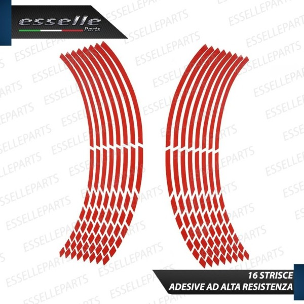 Bordo - DESIGN RACE ROSSO - adesivo per ruote moto,motorini,scooter Piaggio