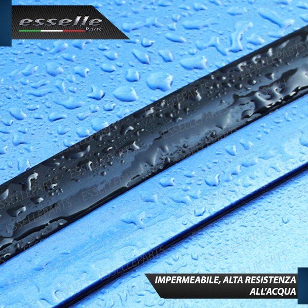 Guarnizione Nera Adesiva in Gomma Flessibile Anti Fruscio Impermeabile