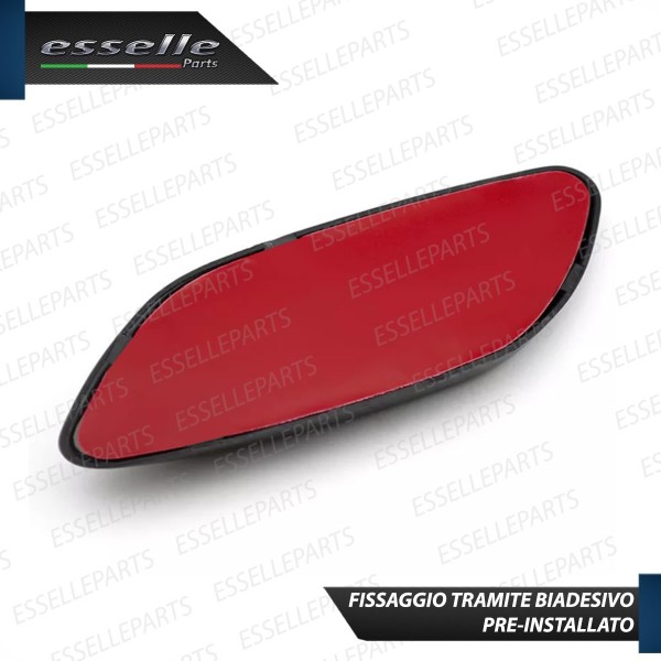 Set 6 Prese D'Aria Laterali Sportive Carbon Look Lucido Adesive in ABS
