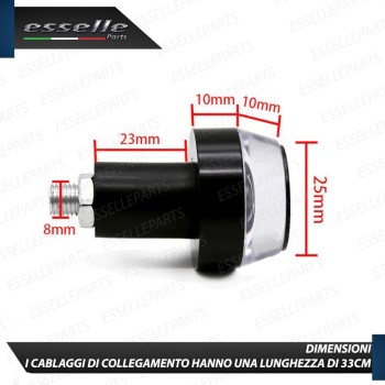 Coppia Frecce LED + DRL con Contrappesi Manubrio per Buell