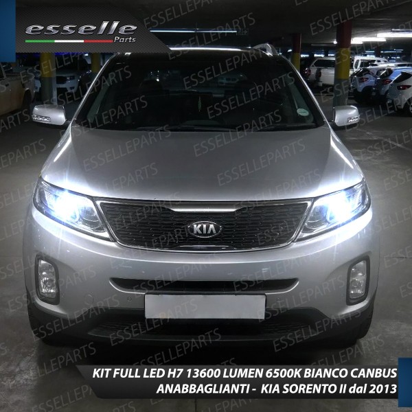 Kit Full LED H7 Monoled al quarzo 13600 Lumen 6000K bianco KIA SORENTO 2 dal 2013