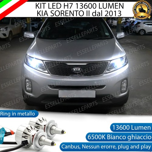 Kit Full LED H7 Monoled al quarzo 13600 Lumen 6000K bianco KIA SORENTO 2 dal 2013