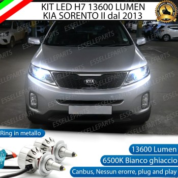 Kit Full LED H7 Monoled al quarzo 13600 Lumen 6000K bianco KIA SORENTO 2 dal 2013