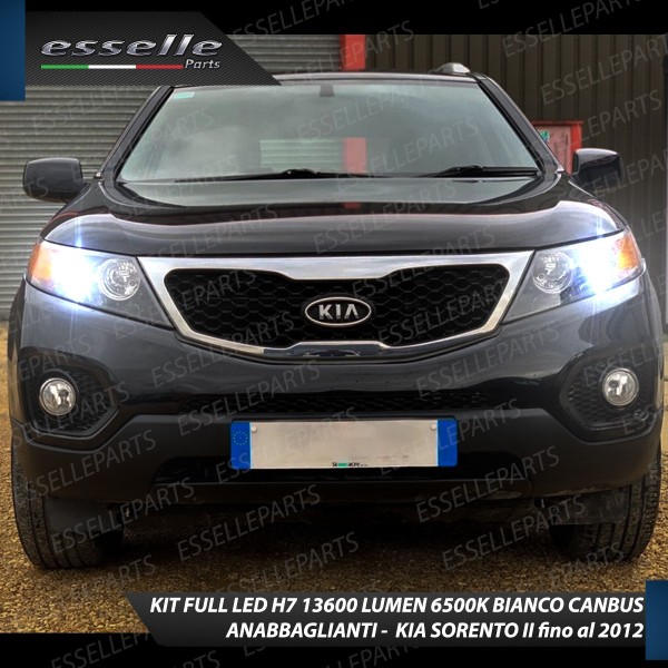 Kit Full LED H7 Monoled al quarzo 13600 Lumen 6000K bianco KIA SORENTO 2 fino al 2012