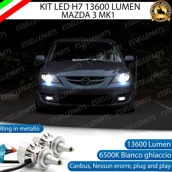 Kit Full LED H7 Monoled al quarzo 13600 LUMEN MAZDA 3 MK1