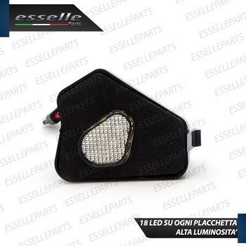 KIT PLACCHETTE LED CORTESIA SPECCHIETTI 6000K BIANCO CANBUS MERCEDES CLASSE A W176
