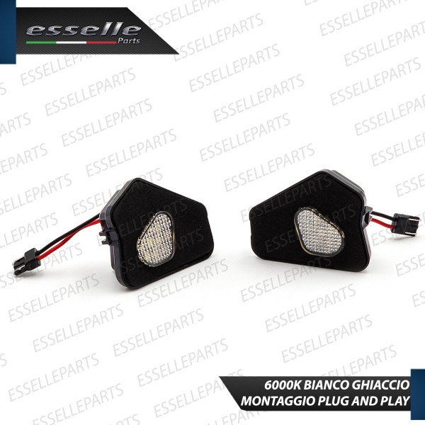 KIT PLACCHETTE LED CORTESIA SPECCHIETTI 6000K BIANCO CANBUS MERCEDES CLASSE A W176