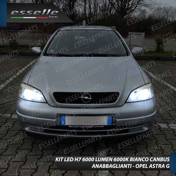 Kit Full LED coppia H7 - ULTRA COMPATTA - 6000 LUMEN Anabbaglianti OPEL ASTRA G