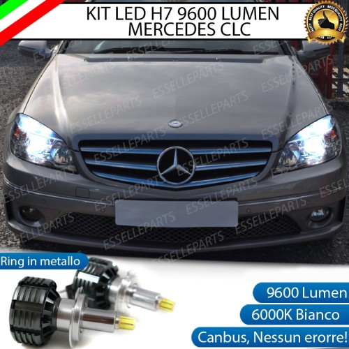 Kit Full LED H7 9600 LUMEN Anabbaglianti MERCEDES CLC