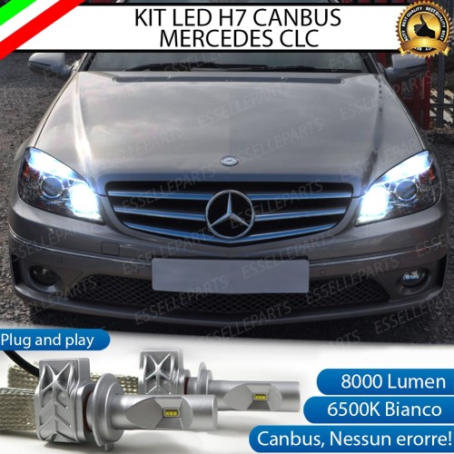 Kit Full LED H7 8000 LUMEN Abbaglianti MERCEDES CLC
