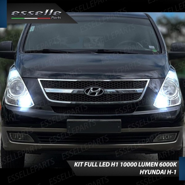 Kit Full LED coppia H1 - ULTRA COMPATTA - 10000 LUMEN abbaglianti Hyundai H1