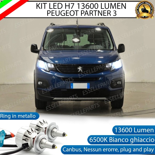 Kit Full LED H7 Monoled al quarzo 13600 LUMEN PEUGEOT PARTNER 3
