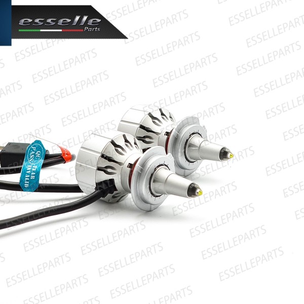 Kit Full LED H7 Monoled quarzo 13600 Lumen 6000K Renault Scenic 3 Fari Lenticolari