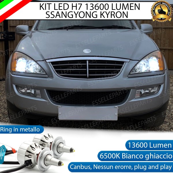 Kit Full LED H7 Monoled al quarzo 13600 LUMEN SSANGYONG KYRON