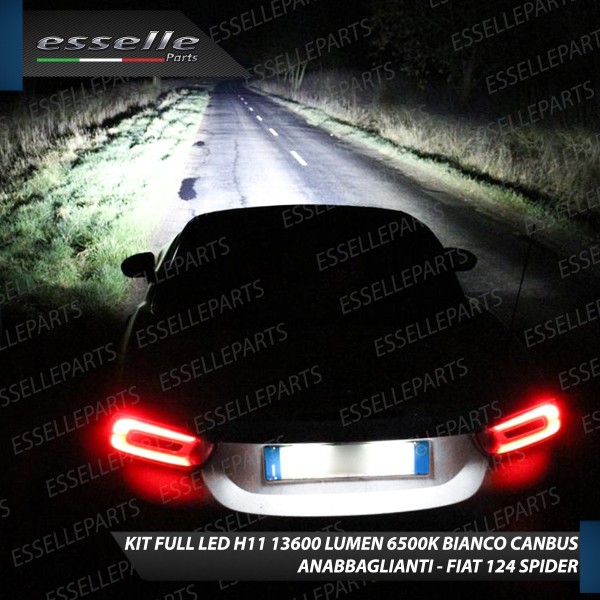Kit Full LED H11 Monoled al quarzo 13600 LUMEN ABARTH 124 SPIDER