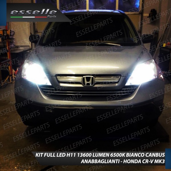 Kit Full Led H11 6500K per HONDA CR-V MK3 al quarzo Canbus