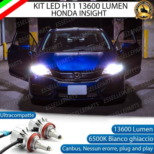 Kit Full Led H11 6500K per HONDA INSIGHT al quarzo Canbus