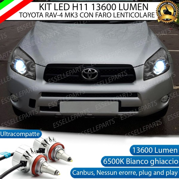 Kit Full LED H11 Monoled al quarzo 13600 LUMEN TOYOTA RAV4 III