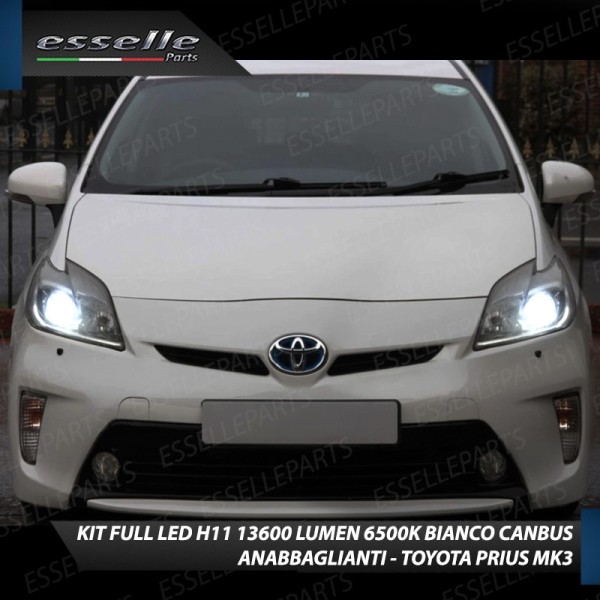 Kit Full Led H11 6500K per TOYOTA PRIUS MK3 al quarzo Canbus