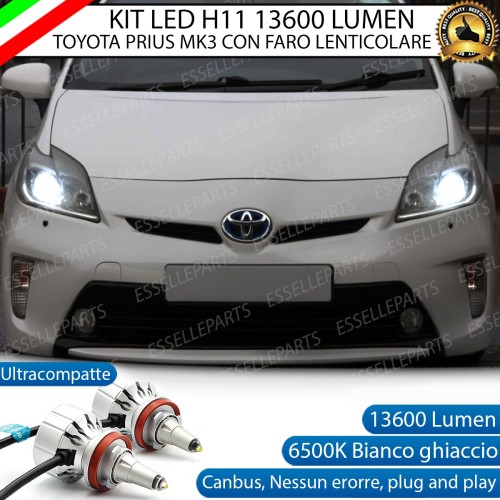 Kit Full Led H11 6500K per TOYOTA PRIUS MK3 al quarzo Canbus