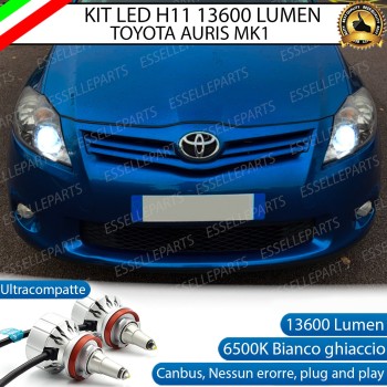 Kit Full Led H11 6500K per TOYOTA AURIS MK1 al quarzo Canbus