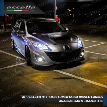 Kit Full Led H11 6500K per MAZDA 3 BL al quarzo Canbus