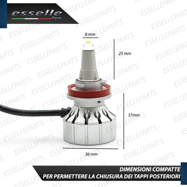 Kit Full LED H11 Monoled al quarzo 13600 LUMEN MAZDA 3 III