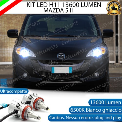 Kit Full LED H11 Monoled al quarzo 13600 LUMEN MAZDA 5 II
