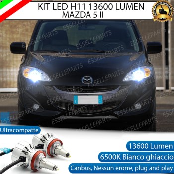 Kit Full LED H11 Monoled al quarzo 13600 LUMEN MAZDA 5 II