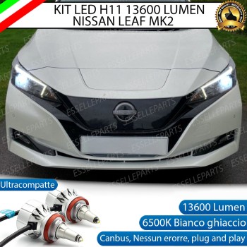 Kit Full Led H11 6500K per NISSAN LEAF 2 al quarzo Canbus