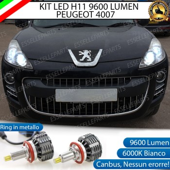 Kit Full LED H11 coppia lampade anabbaglianti PEUGEOT 4007 Kit Full LED H11 coppia lampade anabbaglianti PEUGEOT 4007