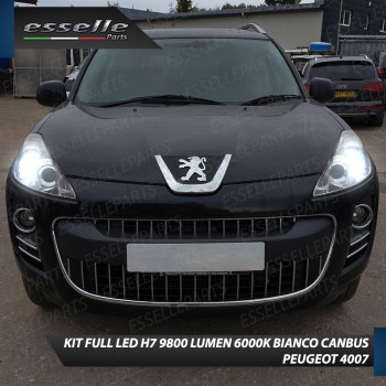 Kit Full LED H7 coppia lampade ABBAGLIANTI PEUGEOT 4007 Kit Full LED H7 coppia lampade ABBAGLIANTI PEUGEOT 4007