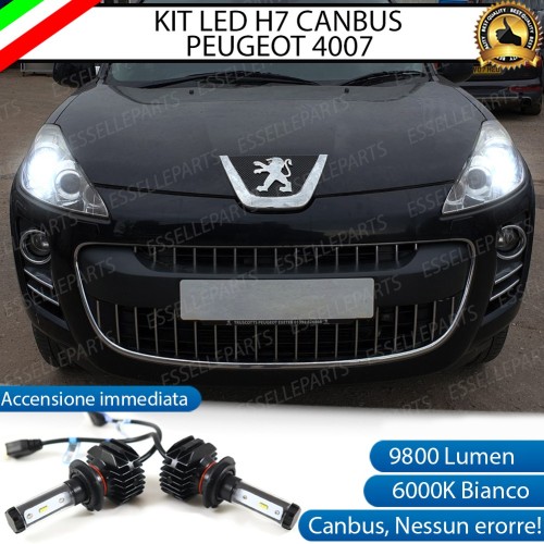 Kit Full LED H7 coppia lampade ABBAGLIANTI PEUGEOT 4007