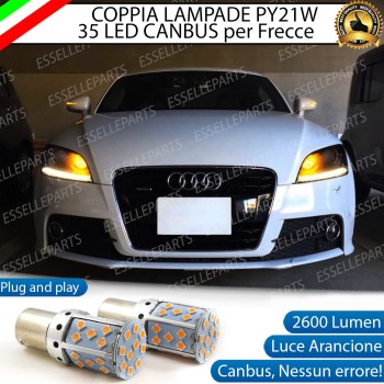 Lampada PY21W BAU15S Canbus AUDI TT 8J ARANCIONE FRECCE Luce AMBRA