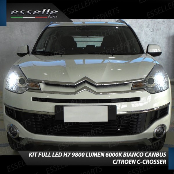 Kit Full Led 6000k canbus CITROEN C-CROSSER H7 ABBAGLIANTI No Error