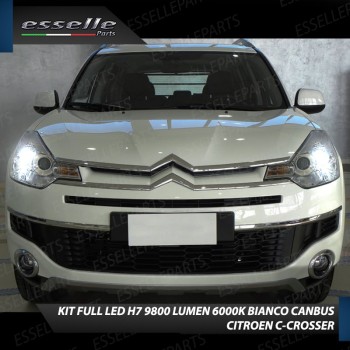Kit Full Led 6000k canbus CITROEN C-CROSSER H7 ABBAGLIANTI No Error