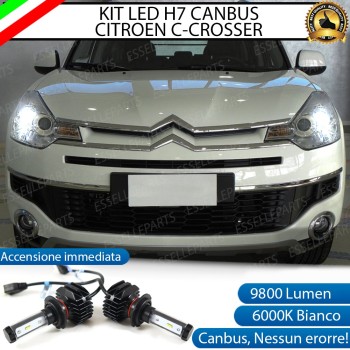 Kit Full Led 6000k canbus CITROEN C-CROSSER H7 ABBAGLIANTI No Error