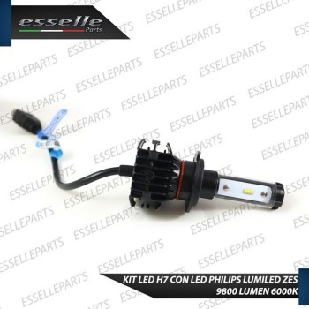 Kit Full LED H7 9800 Lumen 6000K bianco Anabbaglianti CITROEN C5 Pre-Restyling